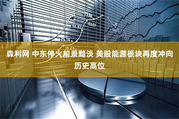 森利网 中东停火前景黯淡 美股能源板块再度冲向历史高位